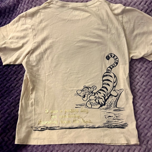 Disney x Uniqlo Winnie the Pooh Piglet Tigger Woman XL shirt Honey Heaven - Picture 4 of 6